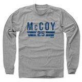 Mens Long Sleeve Heather Gray