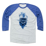 Mens Baseball T-Shirt Royal / Ash