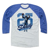 Mens Baseball T-Shirt Royal / Ash