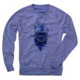 Mens Crew Sweatshirt Pacific Blue