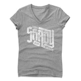 Womens Women's V-Neck Athletic Gray