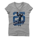 Womens Women's V-Neck Athletic Gray