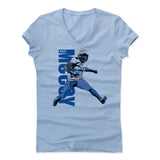 Womens Women's V-Neck Baby Blue